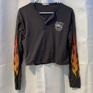 Brandy Melville Cropped Long Sleeve